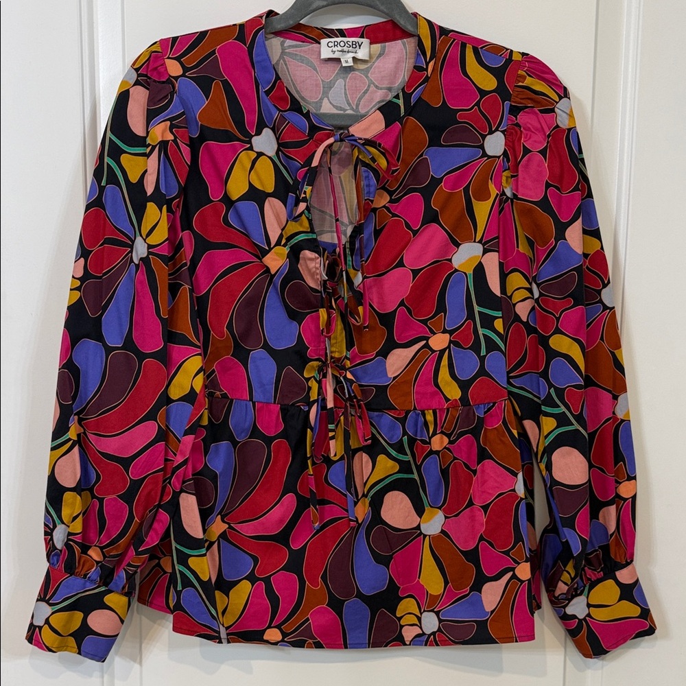 CROSBY by Mollie Burch floral top
